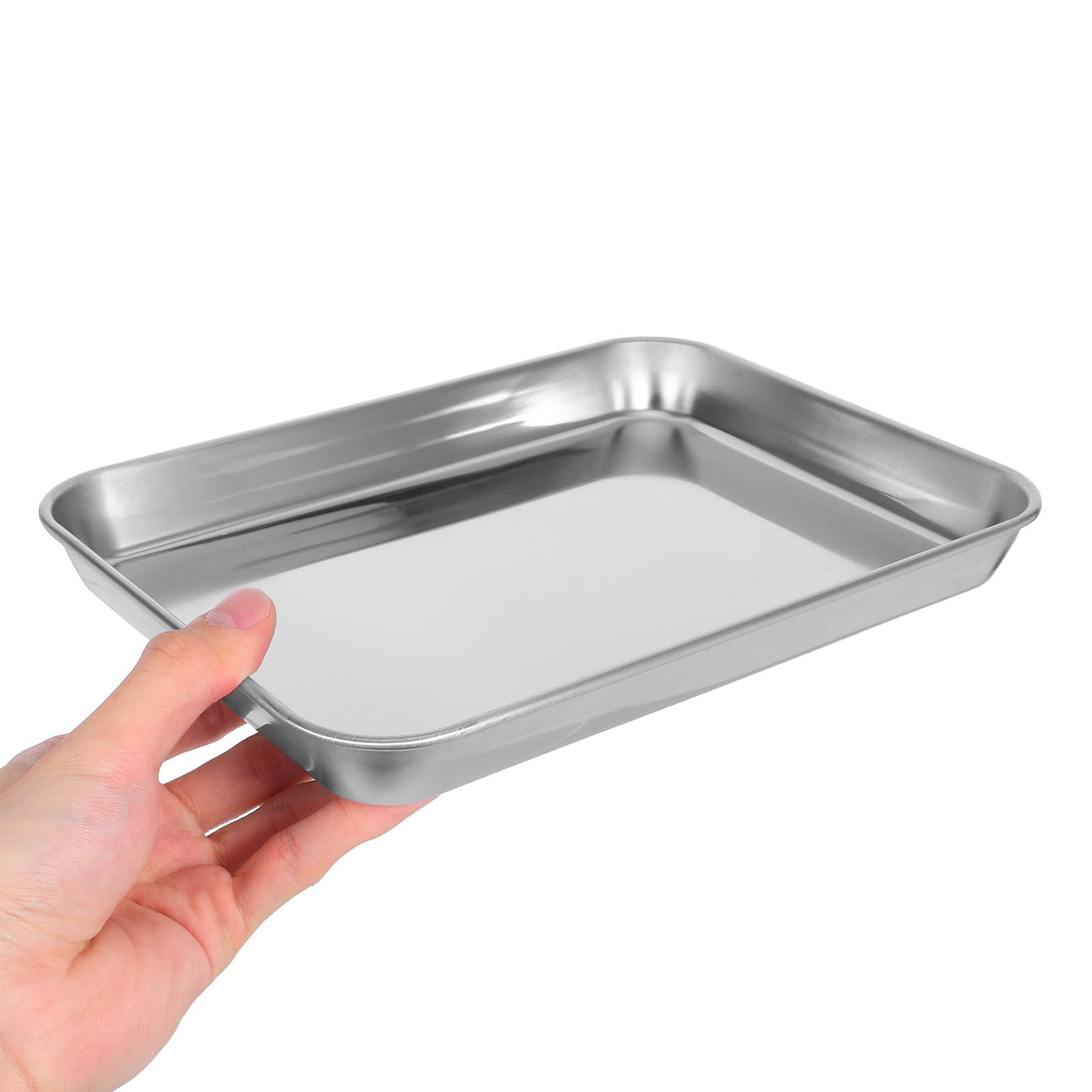 Bandeja para Hornear Fácil de Usar y Almacenamiento de Alimentos de Acero Inoxidable 304 Diseño Simple Adecuado para Bbq y Graduaciones