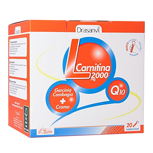 L-Carnitina 2000 mg reduce el cansancio físico con viales de absorción rápida