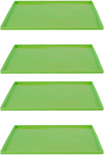 Resistencia a altas temperaturas de grado alimenticio que evita que se peguen las hojas de deshidratador de frutas, 4 alfombrillas deshidratadoras