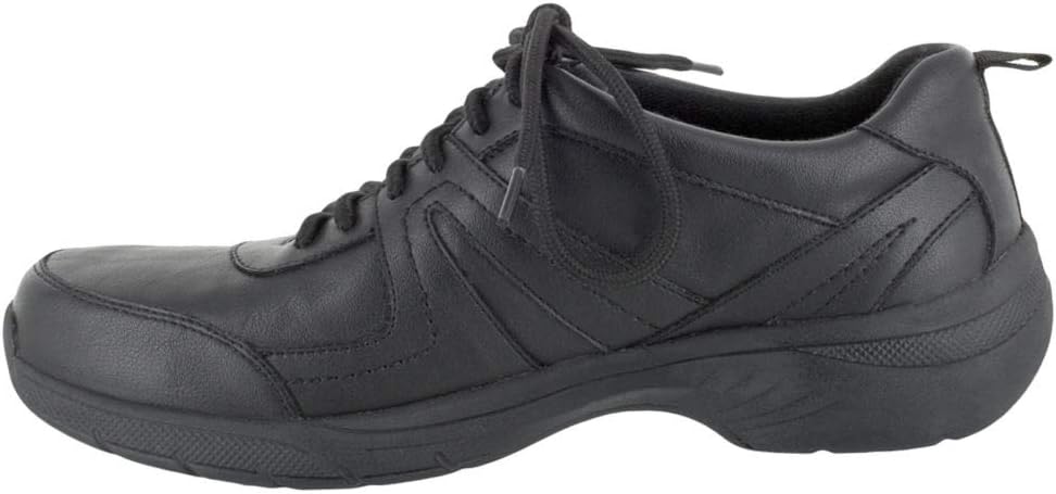 Easy Works by Easy Street womens Paprika Clog, Black, 8 US