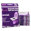 100 Toilet Seat Covers Disposable – XL Flushable Toilet Seat Covers for Kids, Toddlers and Adults Use for Travel, Potty…