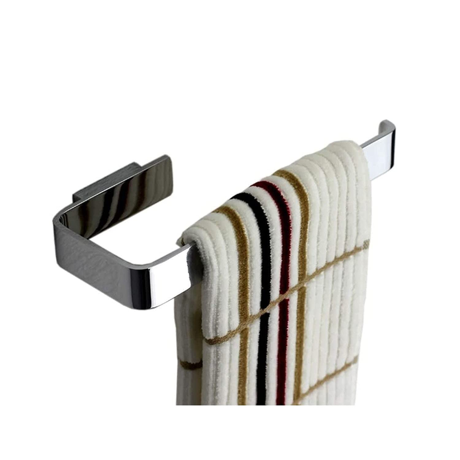 Portasciugamani da Bagno Anello Portasciugamani in Rame Portasciugamani ad Anello Appeso può liberare Il Pugno Portasciugamani da Bagno Portasciugamani, Premium Chrome, per Bagno, Cucina