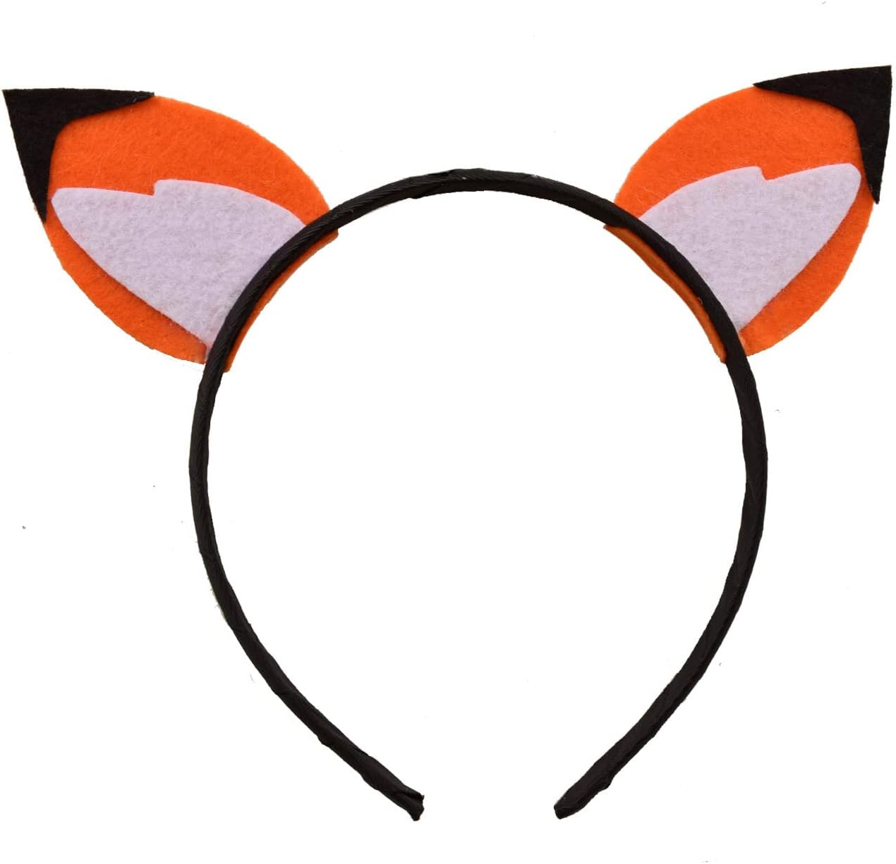 Kids Girls Fox Costume - Orange Halloween Cosplay Dress with Fox Headband Tail Set - 5-6 Years - Image 6