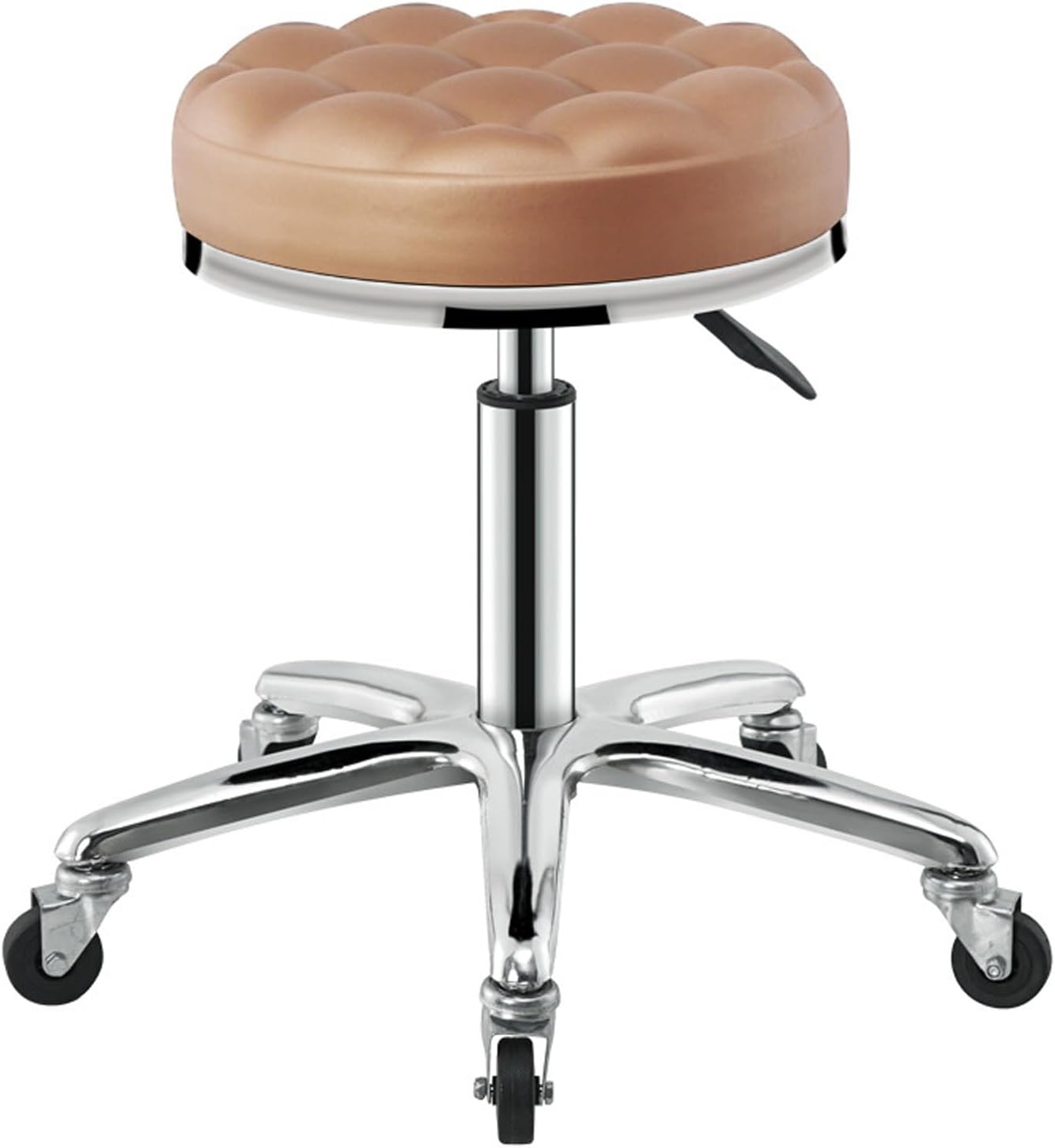 Heavy Duty Height Adjustable Rolling Stool 360° Swivel Drawing Chair