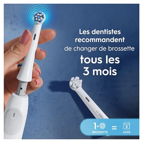 Têtes de brosse de rechange ORAL B iO Gentle Care Lot de 10 Compatible Oral B - vue 6