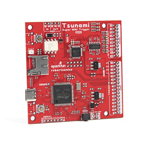 Tsunami Super WAV Trigger (Qwiic)-Supports up to 4096 uncompressed 16-bit-44.1kHz Mono/Stereo WAV...
