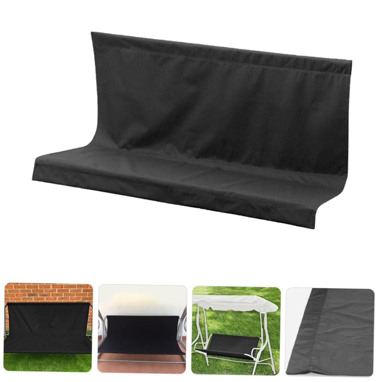 Milisten Housse de Siège de Balancelle pour Patio ou Extérieur Housse de Protection de Rechange pour Banc de Balancelle