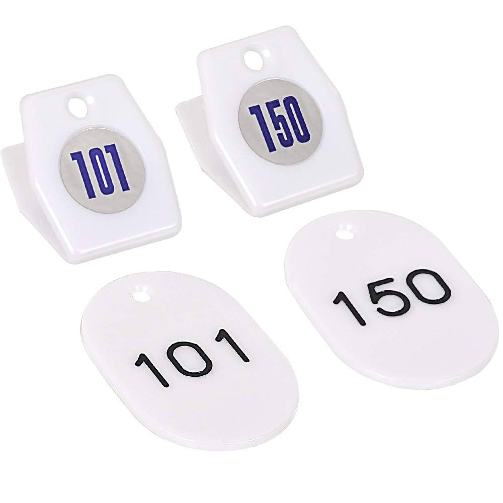 Amazon | スチロールクロークチケット A型 101-150番セット