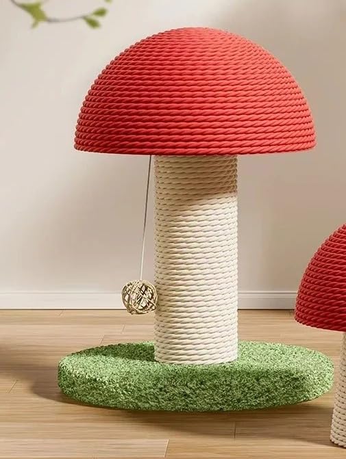 Grattoir jeux arbre à chat en forme de champignon pour protéger vos canapés des griffures