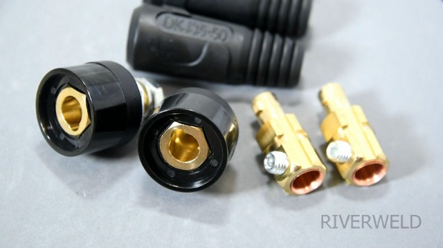 YWBL-WH Connettore Per Cavo Di Saldatura Connettore Rapido Per Cavo Di Saldatura Stile Europeo Raccordo Rapido (DKJ35-50 Rosso - Foto 2