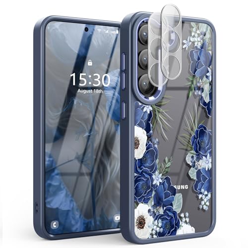 Coque Samsung S23 cadeau femme design fleuri et antichoc robuste