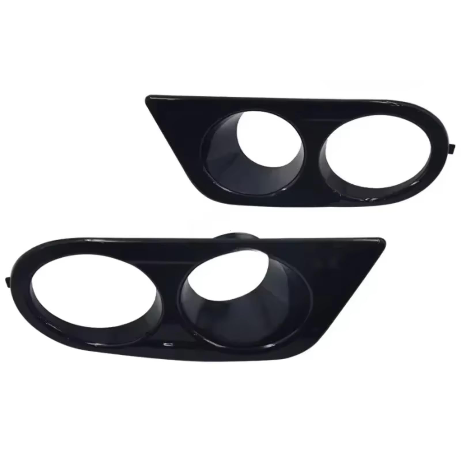Fog Lamp Grille Compatible With BMW For E46 M3 2001 2002 2003 2004 2005 2006 1 Pair Front Bumper Fog Light Lamp Cover Dual Hole Surround Air Duct(Black C)