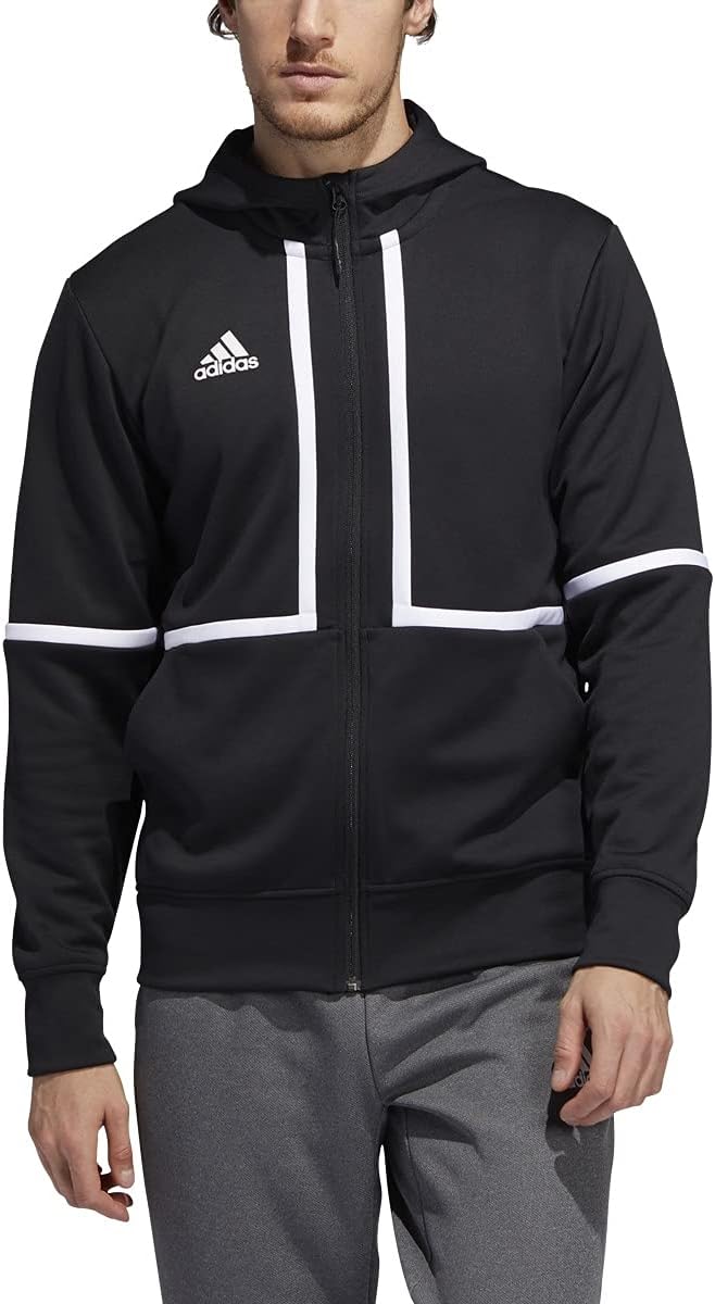 adidas Under The Lights Full Zip Jacket - Men's Casual L Black/White
