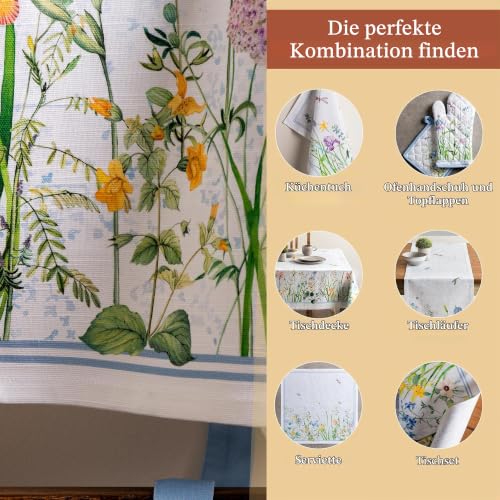 Maison d'Hermine Schürze, 100% Baumwolle (70 cm x 85 cm, 1er-Set) – Ansicht 6