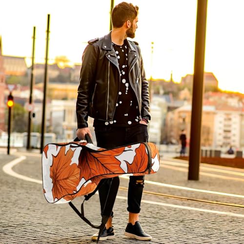Sac pour guitare multicolore à feuilles d'érable idéal pour le studio - 6