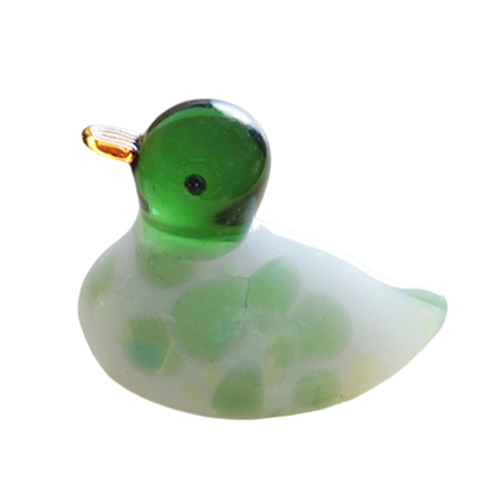 Zbiianxer B Collectible Art Glass Miniature Glass Figure Animal Miniature Figurines Table Ornaments Statue Pet Animals Collection