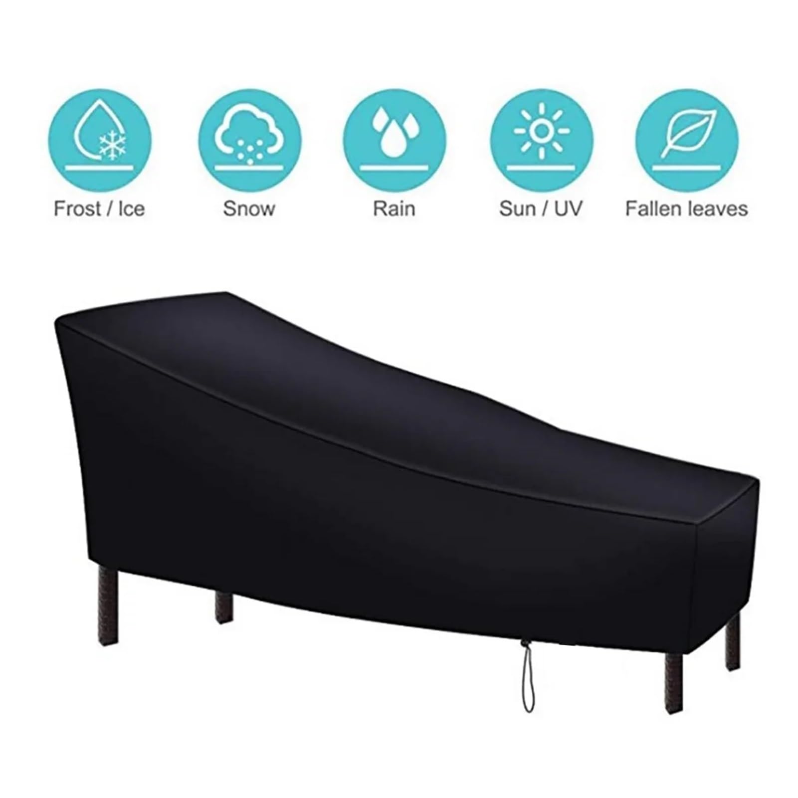 Copertura Per Lettino Prendisole Copertura For Chaise Longue Da Giardino, Impermeabile For Lettino Prendisole, For Sedia A Sdraio Esterno Per Sedia(208x76x40x80cm)