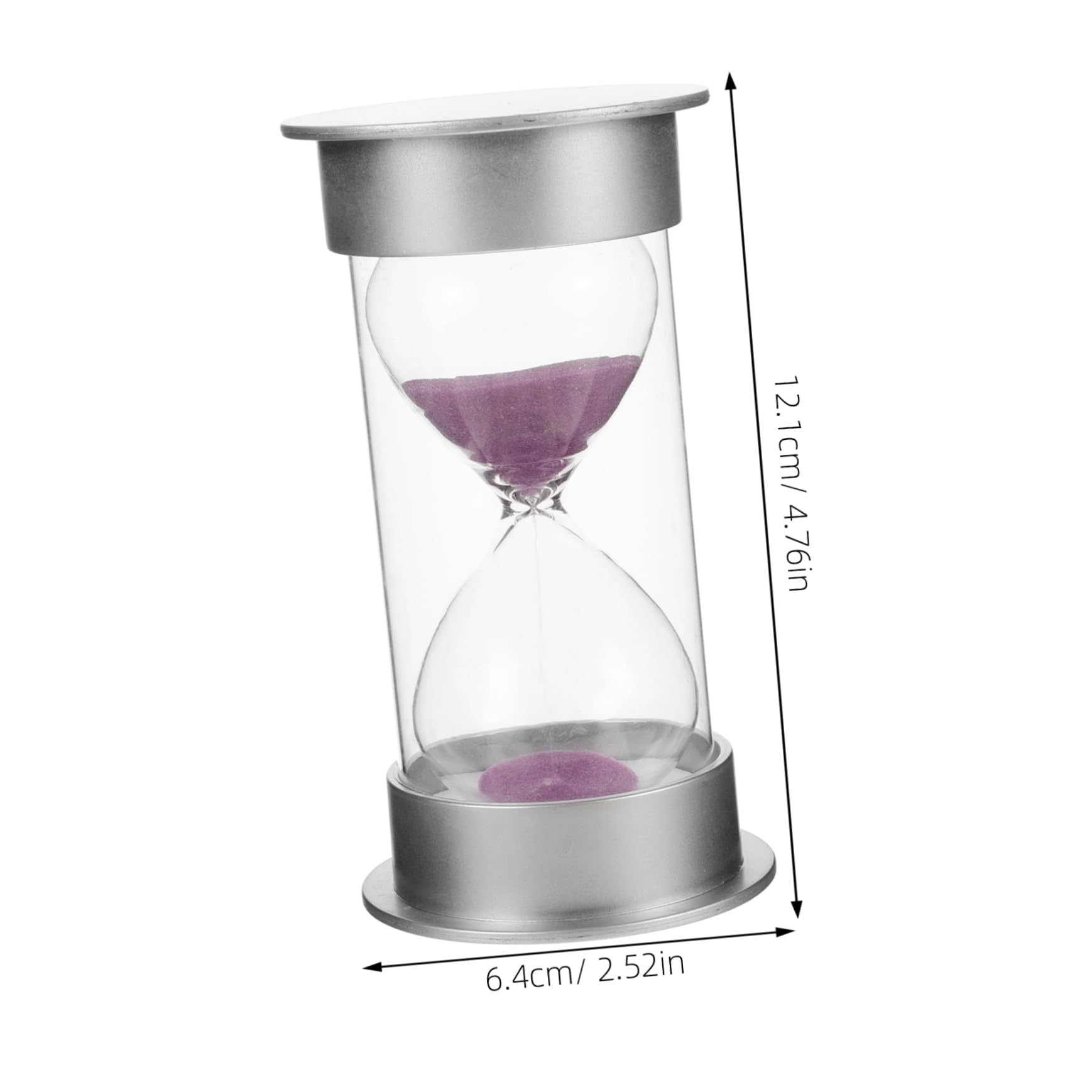 BESPORTBLE 5 Sätze Farbige Sanduhr 20-Minuten-Sanduhr Sanduhr- 20 Minuten Sanduhr Tisch-Sanduhr Desktop-Sanduhr-Ornament 20 Minuten Timer Glas Mit Hohem Borosilikatgehalt 2 Stück * 5