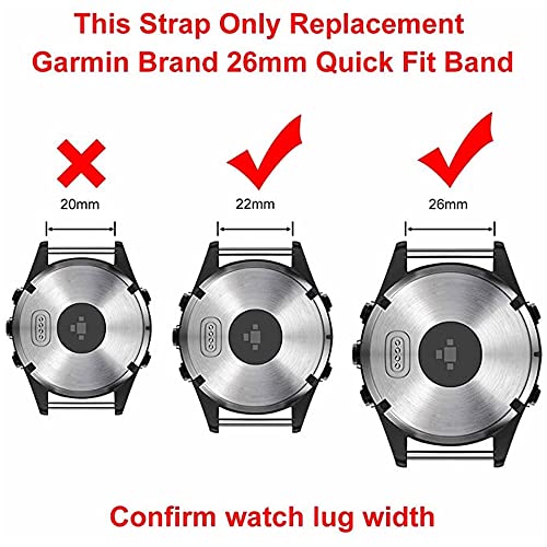 Bracelet en titane Garmin à dégagement rapide: fixez et bougez