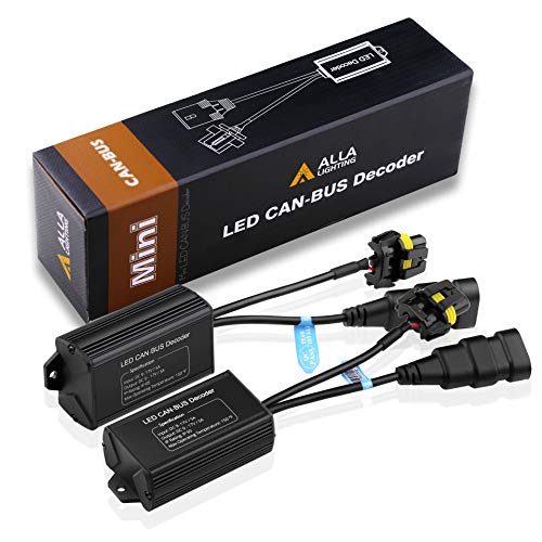 Alla Lighting P20D Base HB3 9005 LED Decoders CAN Bus miniatura 1