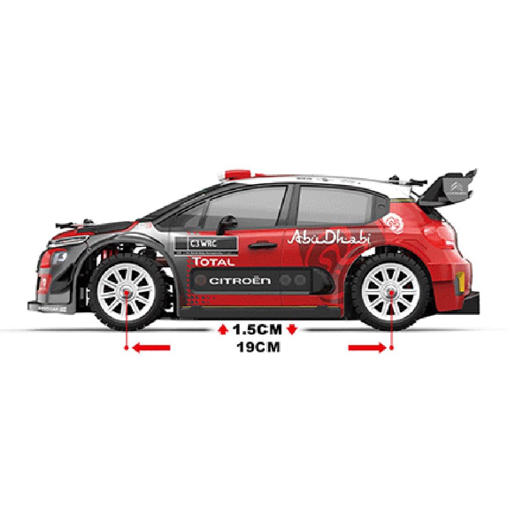 X-Verse MJX 14303 1:14 zdalnie sterowany samochód dla dorosłych, RC Drift Auto z bezszczotkowym silnikiem, 4WD RTR All Terrain Offroad Drift Auto, 3 baterie