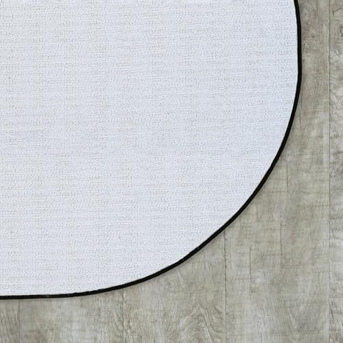 Tapete Joy Carpets Endurance Color Sólido Verde Salvia Oval 6x9 miniatura 5