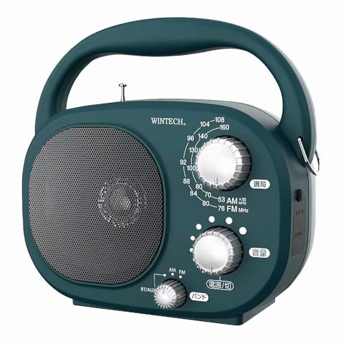 Amazon.co.jp: WINTECH(ウィンテック) AM/FM 防水ラジオ【現場