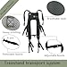 bssiwbepon Tree Stand Backpack Straps Treestand Transport System Lightweight Universal Climber Carrier Shoulder System Comfortable Deer Hunting Climbing Carrying Pack Fits Most Tree Stands Black