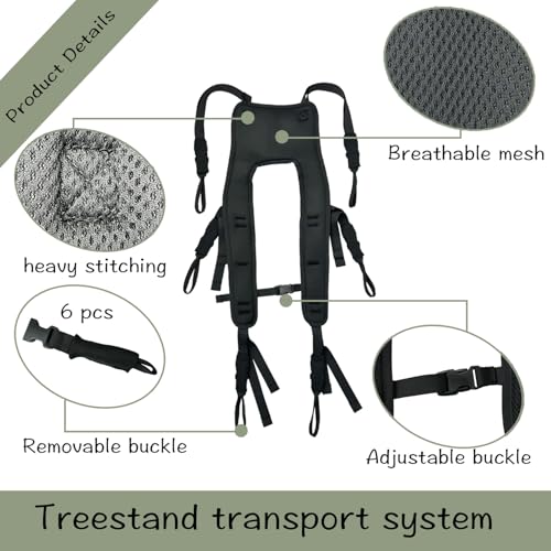 bssiwbepon Lightweight Tree Stand Straps