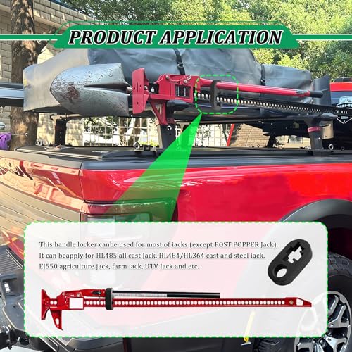 Image of Accessories Rust-Resistant Hi-Lift Jack Handle Holder Upgrade Handle Keeper for Hi-Lift Jack Handle Bar Protector Jack Handle Bar Protector Jack