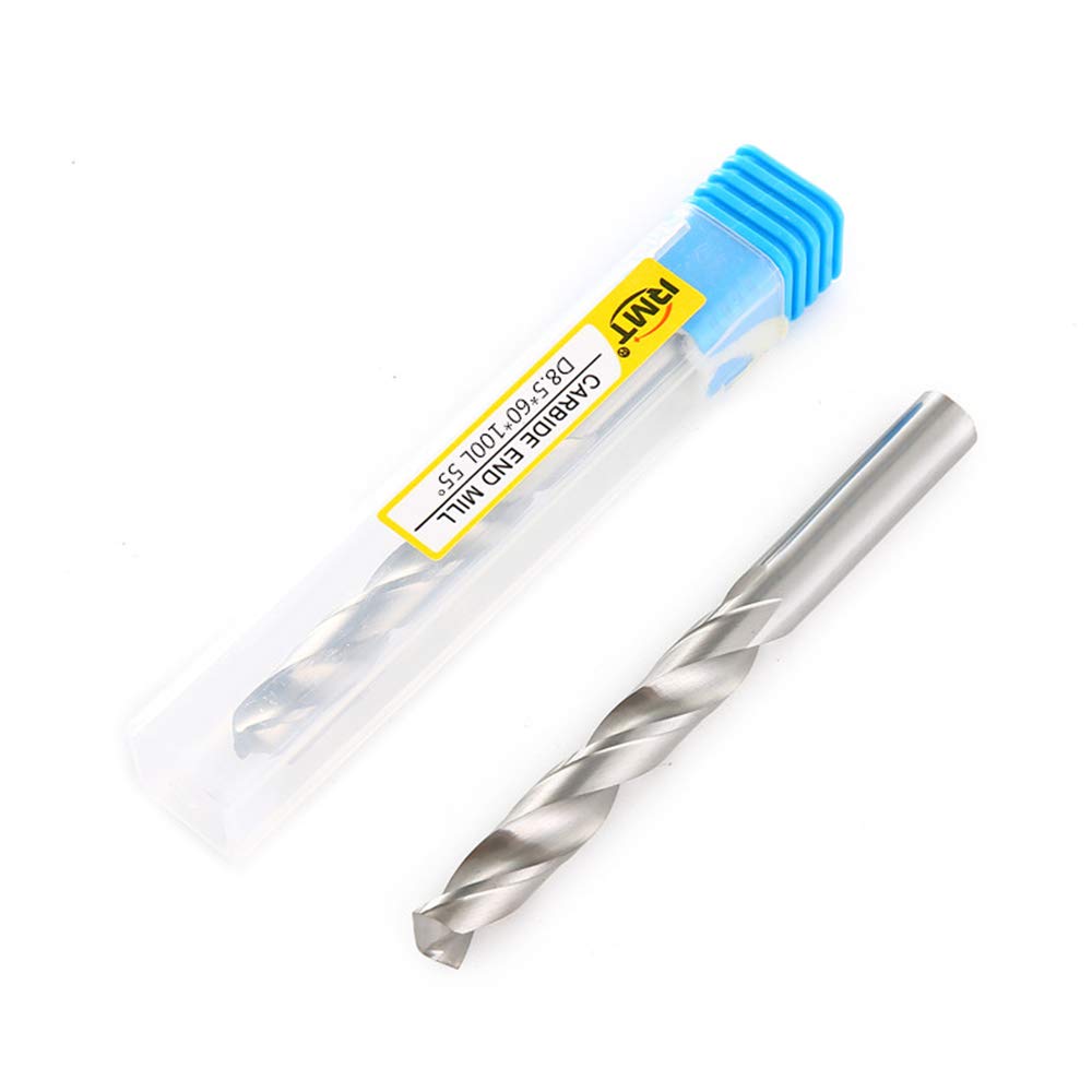 Set punte per trapani 1PC 3mm-20mmx150mm OAL Punte in metallo duro integrale Set di punte per trapano a spirale con gambo a spirale con gambo rotondo luminoso per metallo-8.5mm