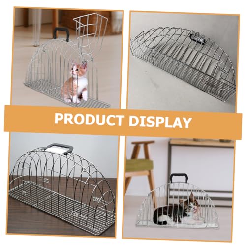 HAPINARY Gaiola De Banho Para Animais De Estimação Gaiola De Banho Reutilizável Para Gatos Gaiola De