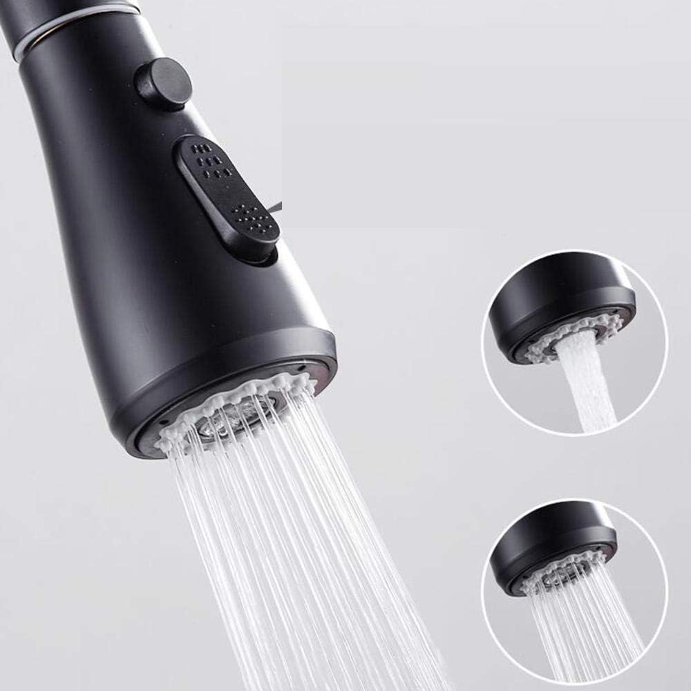 3 way water filter kitchen s 3 in 1 kitchen sink mixer brass kitchen pull-out faucet hot and cold pure water 360° rotation 2 functions filter kitchen faucet-black Household faucets