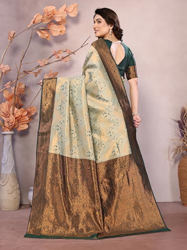 Image of Avantika Fashion Women's Kanjivaram Style Soft Silk Banarasi Sarees With Blouse Piece For Women