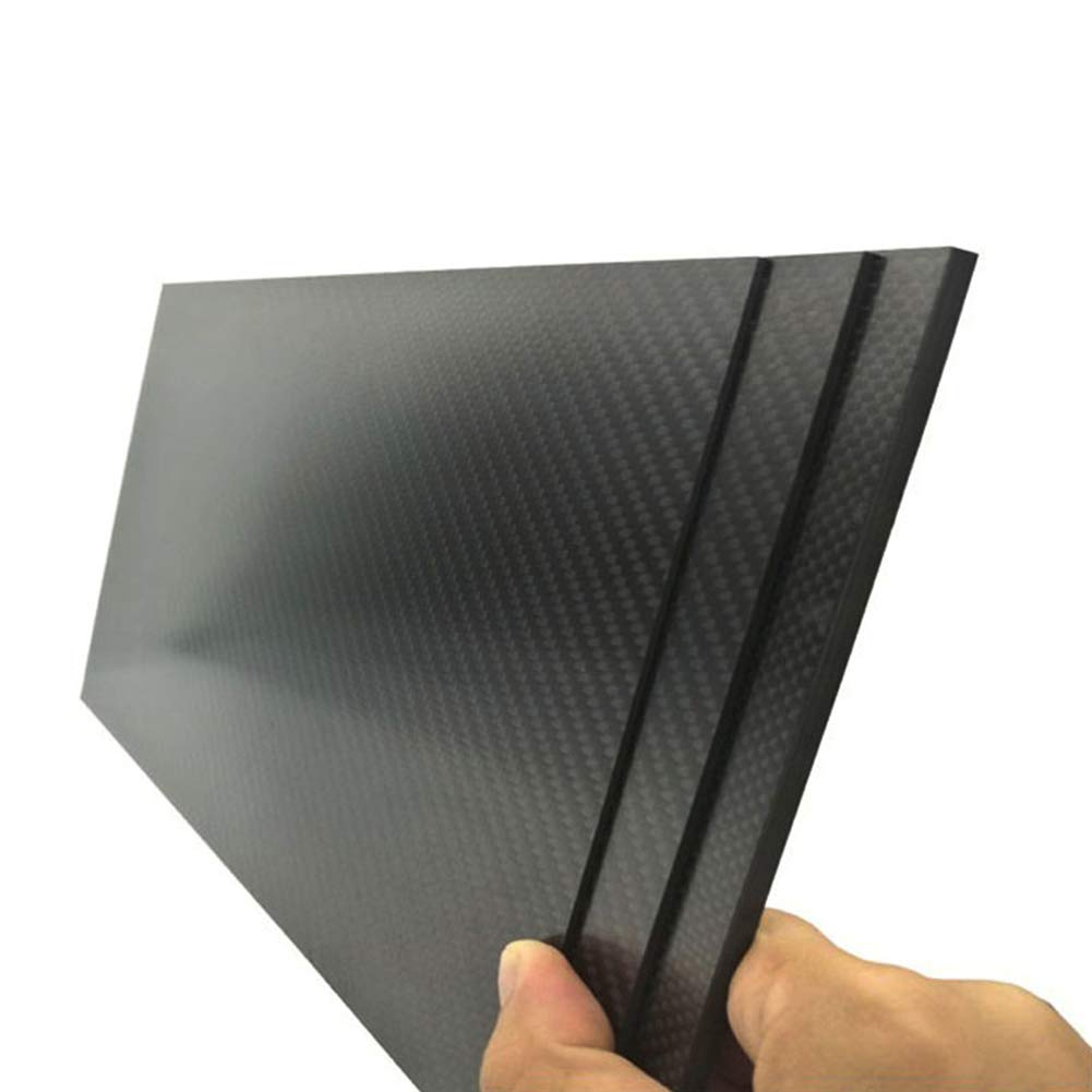 3K Carbonfaserplatten Composites Carbon-Platte 250x400mm Dicke (0,2-1,5mm) Twill-Webart, Mattes Finish,250x400mm,0.2mm