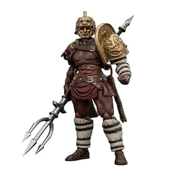 イタリア ローマ グラディエーターキティ Amazon | JOYTOY 1/18 闘争ローマの剣闘士 レティアリウス