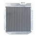 Tepilauda Full Aluminum Radiator compatible with 1960-1966 Ford Mustang Ranchero Falcon V8 3 Row Core Radiators