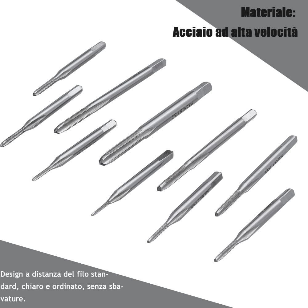 Maschio Per Filettatura Tubi HSS G1/4-19 - Per Acciaio Inox, Ghisa E Metalli Duri - Foto 11