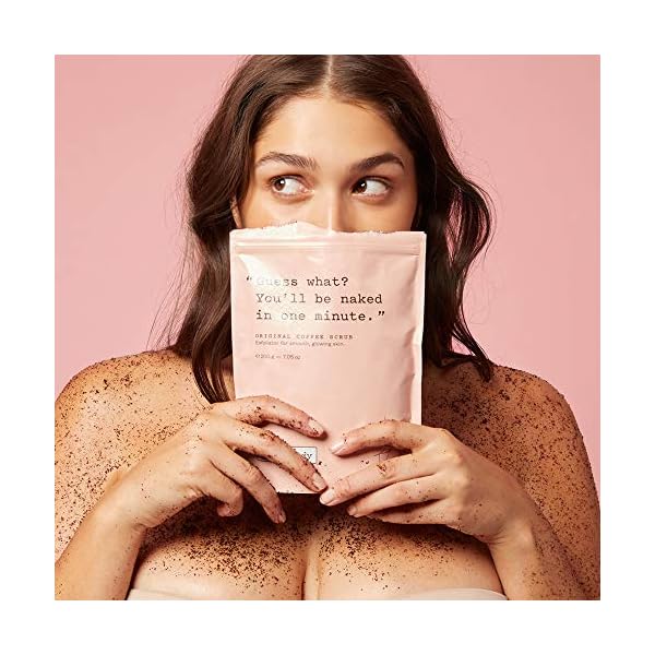Frank Body Original Coffee Scrub, 7.05oz | Natural & Cruelty Free Exfoliating Body Scrub | Hydrating Vegan Scrub Skin Care For Stretch Marks, Acne, Cellulite | 1ct