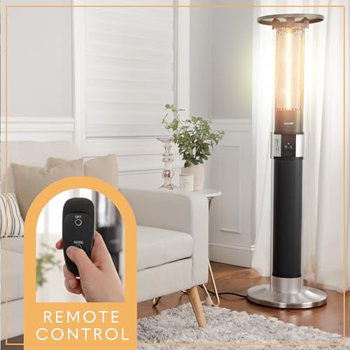 Serenelife SLOHT44 Infrared Patio Heater, Electric Patio Heater With Remote Control thumb #3