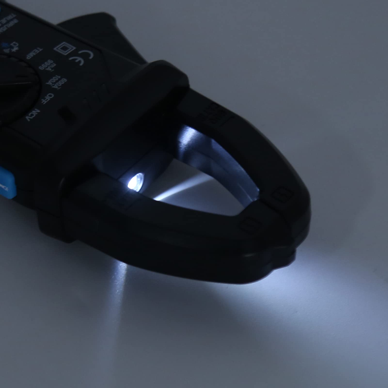 CM83C Digitales Zangenmessgerät, Präziser Echteffektivwert-Tester für Elektriker, Tragbares ABS-Design mit 9999-Zähler-Anzeige