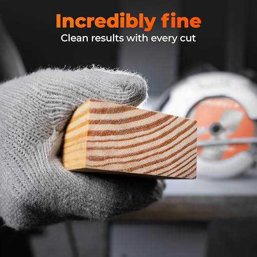 BAUBECK Circular Saw Blade 165mm x 20mm +16mm Adapter, 80T Clean Cuts in Wood & Aluminium - Compatible with 18v Dewalt DT99560, Makita B-57336, Evolution R165, Hikoki C18DSL - Multi-Purpose Saw Blade 3 BAUBECK Circular Saw Blade 165mm x 20mm +16mm Adapter, 80T Clean Cuts in Wood & Aluminium - Compatible with 18v Dewalt DT99560, Makita B-57336, Evolution R165, Hikoki C18DSL - Multi-Purpose Saw Blade - Image 3