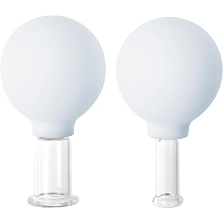 Zoe Ayla Facial Cupping Set [2 pcs] - Enhances Complexion | Sculpting Cupping Kit