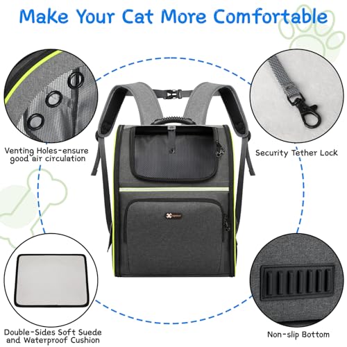 Cat-Backpack-Carrier-Large-Pet-Carrier-Bag-with-Breathable-Mesh-Dog-Backpack-Carrier-for-Cats-Small-Dogs-Puppies-Portable-Pets-Bag-for-Outdoor-Travel-Hiking-Camping-Airline-Approved - Cucciolini Doodles   Cat-Backpack-Carrier-Large-Pet-Carrier-Bag-with-Breathable-Mesh-Dog-Backpack-Carrier-for-Cats-Small-Dogs-Puppies-Portable-Pets-Bag-for-Outdoor-Travel-Hiking-Camping-Airline-Approved