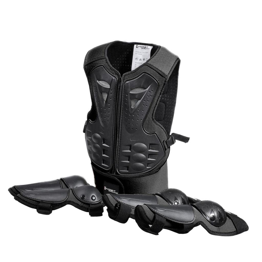 Kit ion pour enfants pour skateboard, vélo, équitation – Âge 5–13 ans garçons et filles – Équipement pour le corps ou les genoux, coudes