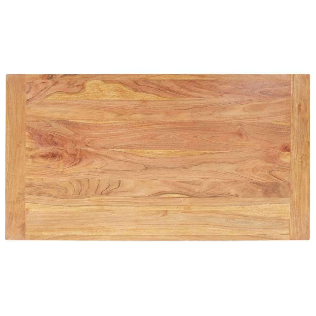 Tavolino da salotto, 110 x 60 x 35 cm, in legno massiccio di acacia, finitura miele | Tavolino rustico per il vostro soggiorno in vero legno con esclusiva vernice color miele.