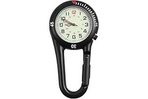 Hemobllo Clip-on Watch with Night Light: Perfect for Adventurers and Professionals