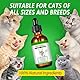 Antibiotics for Cats, 60ml Cat Antibiotics for infections, Cat Multivitamin, Supports Allergy Relief, Roast Chicken Flavor