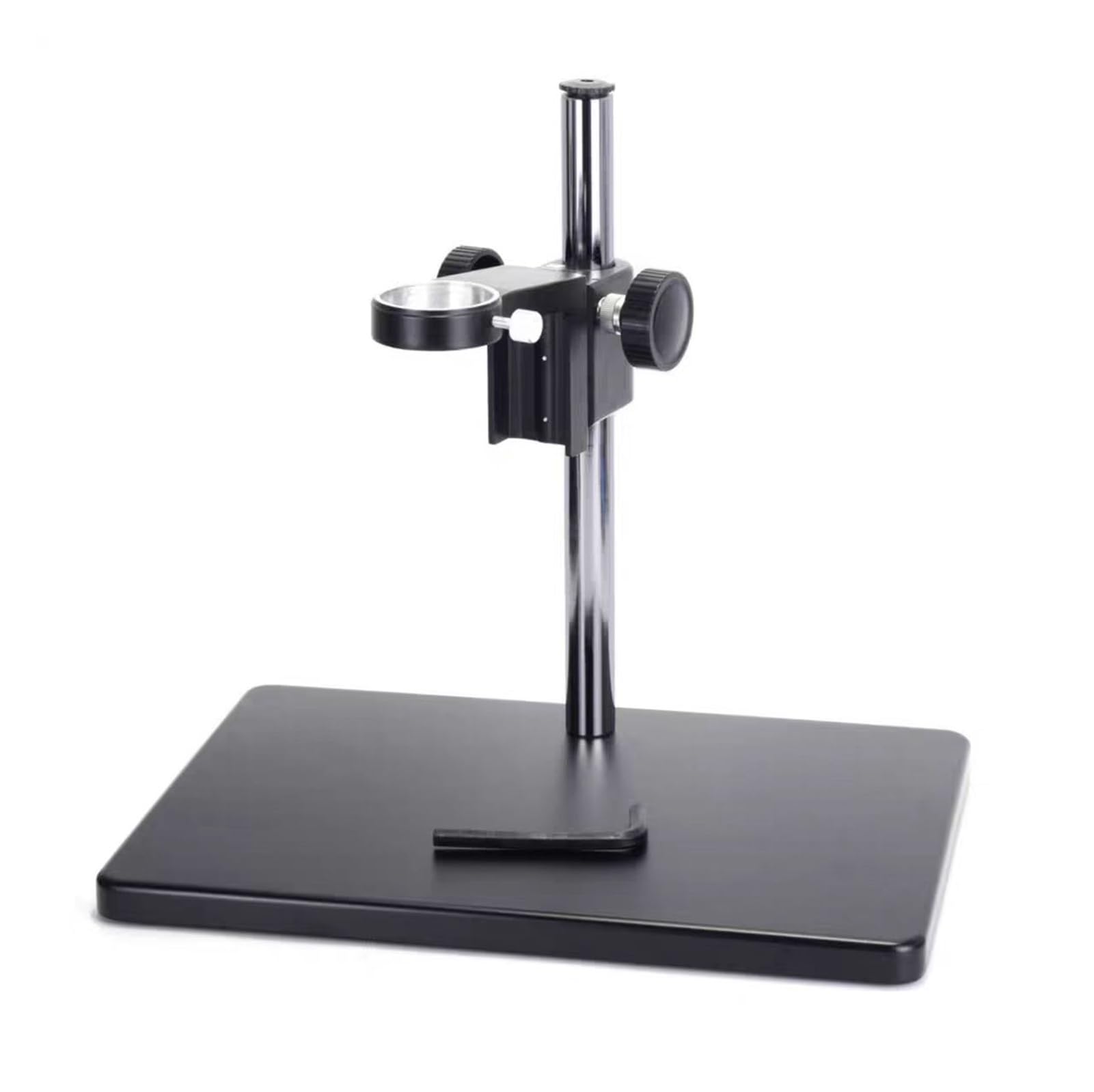 Supporto for Tavolo da Lavoro con Braccio Regolabile for microscopio Video Industriale + Supporto ad Anello da 50 mm + Braccio Metallico Regolabile multiasse(B)