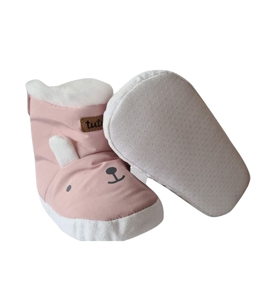 TUTU Buty do raczkowania, dla chłopców i dziewczynek, antypoślizgowe, miękka podeszwa, buty zimowe, buty do raczkowania, w kolorze różowym, rozmiar S, różowy, Small